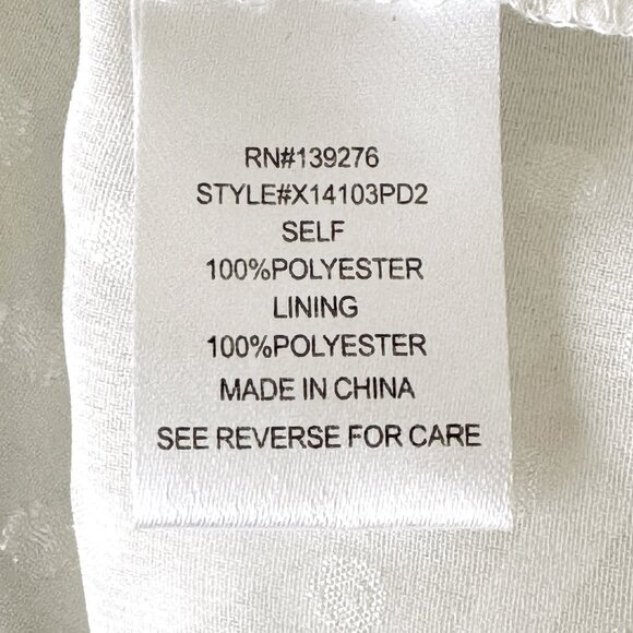 Daniel Rainn WHITE Sheer Swiss Dot Crochet Trim Tank Top - 3X - Picture 8 of 11